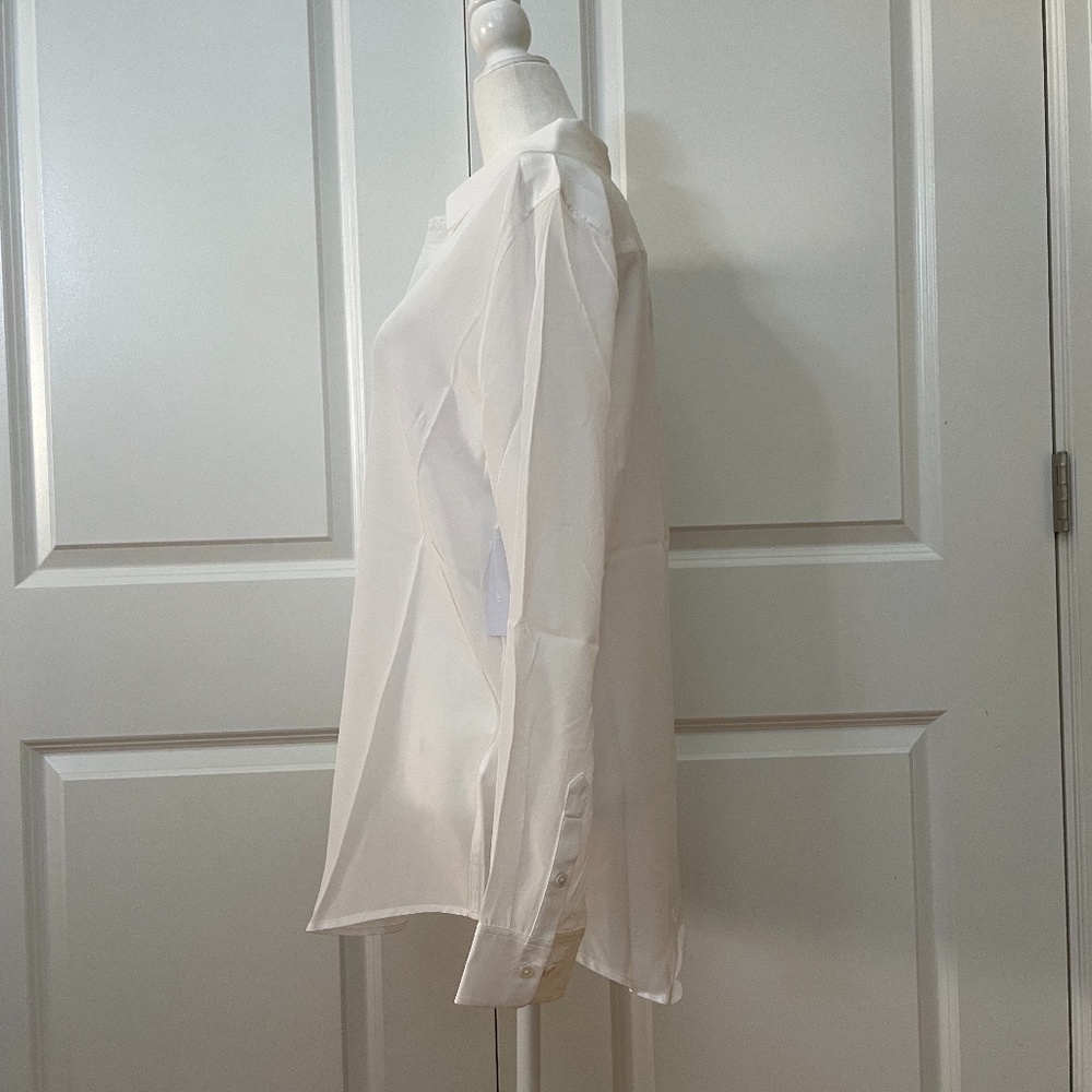 Bright White Essential Silk Shirt from Equipment XXL - Picture 5 of 9